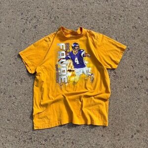Brett Farve Player Shirt Minnesota Vikings Size XL Quarterback